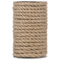 8mm Jute Rope, 50 ft Natural Brown Twine for Cat Scratching Posts