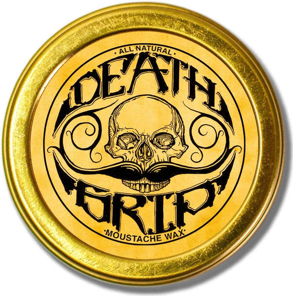 Handlebar Mustache Wax for Men Extra Strong Hold Tin 1oz Death Grip