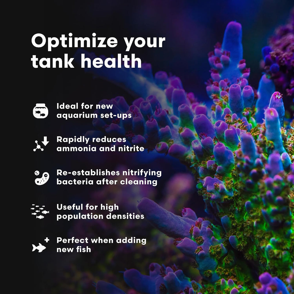 MicroBacter Start XLM - Concentrated Saltwater Nitrifying Bacteria - Quick Start Fish Tank Starter, Lift Microbe