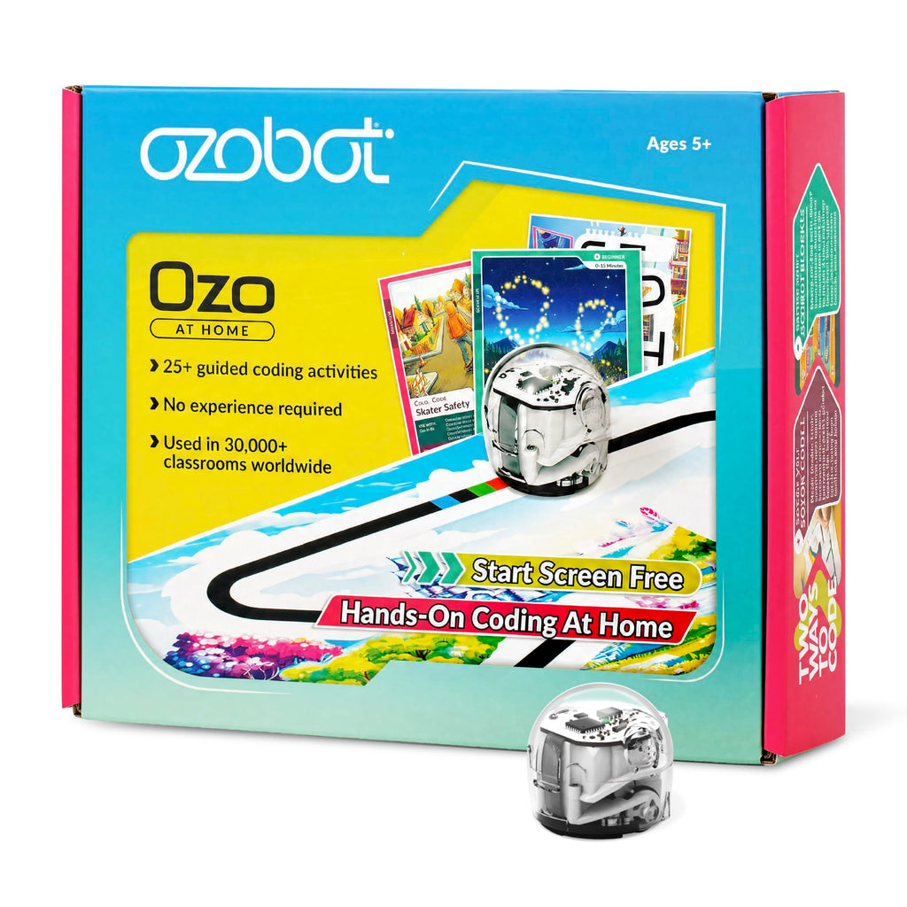 Ozo at Home: Interactive STEM Coding Robot for Kids Ages 5+, Screen-Free Learning with Color Code Markers, Blockly