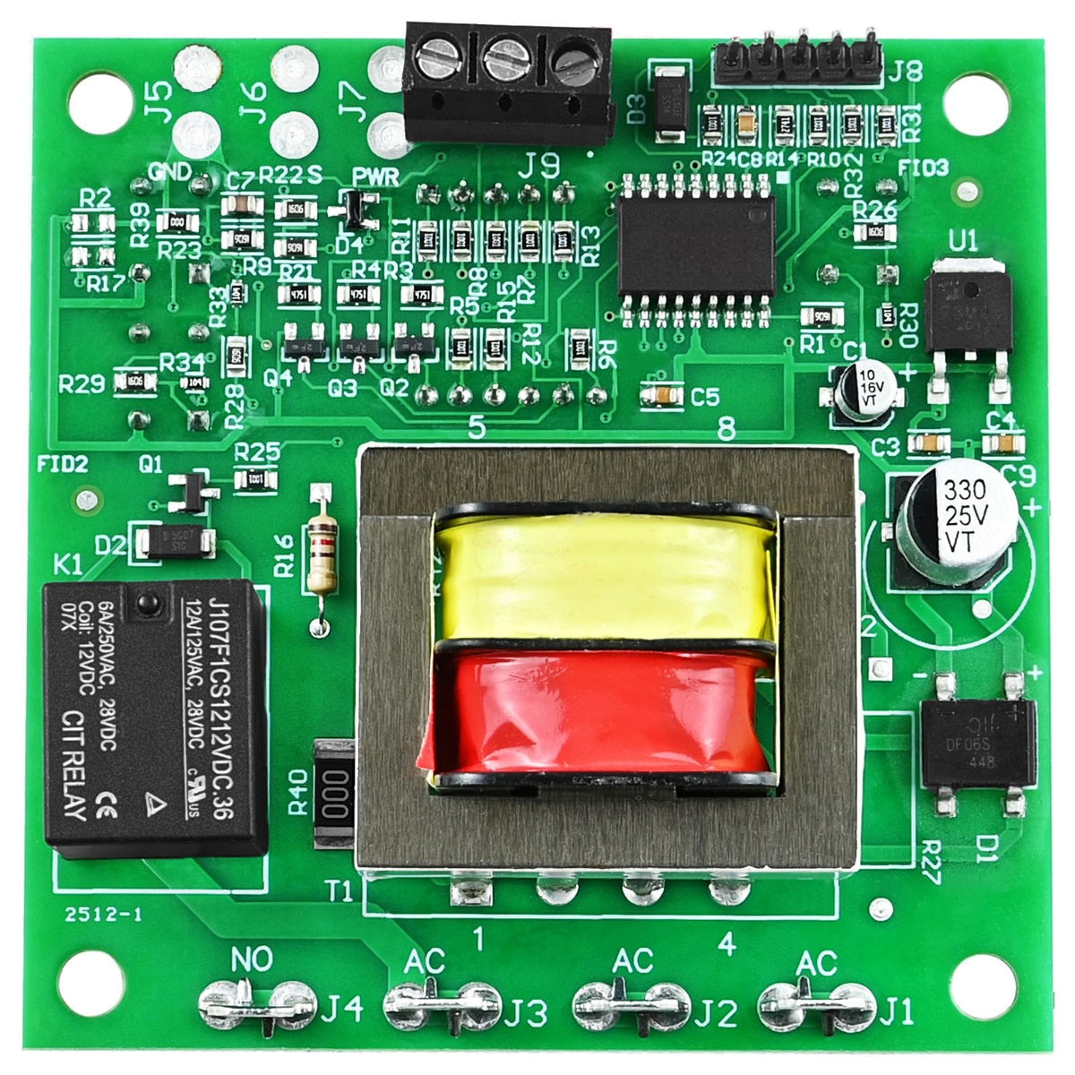 02.01.222A Control Board, 120V Thermostat Compatible with Hatco 02.01.222A