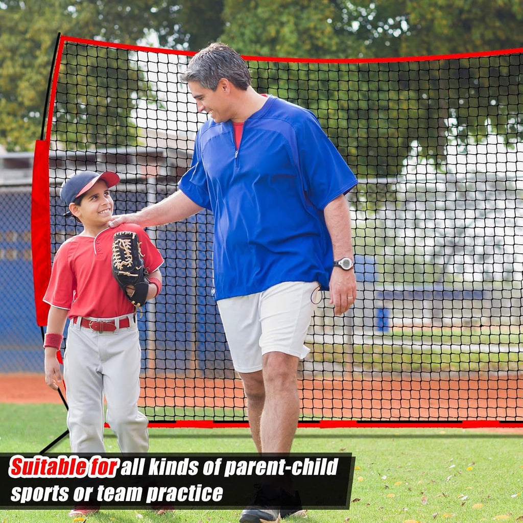 Basketball Net Catcher Backstop Net Sports Barrier Nets for Backyard Rebounder to Guard Rebound and Return Basketball