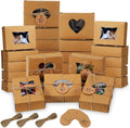 100 Pcs Soap Boxes for Homemade Soap, Hand Made Soaps Boxes 3.5 x 2.5 Inch Gift Box with Clear Window, Empty