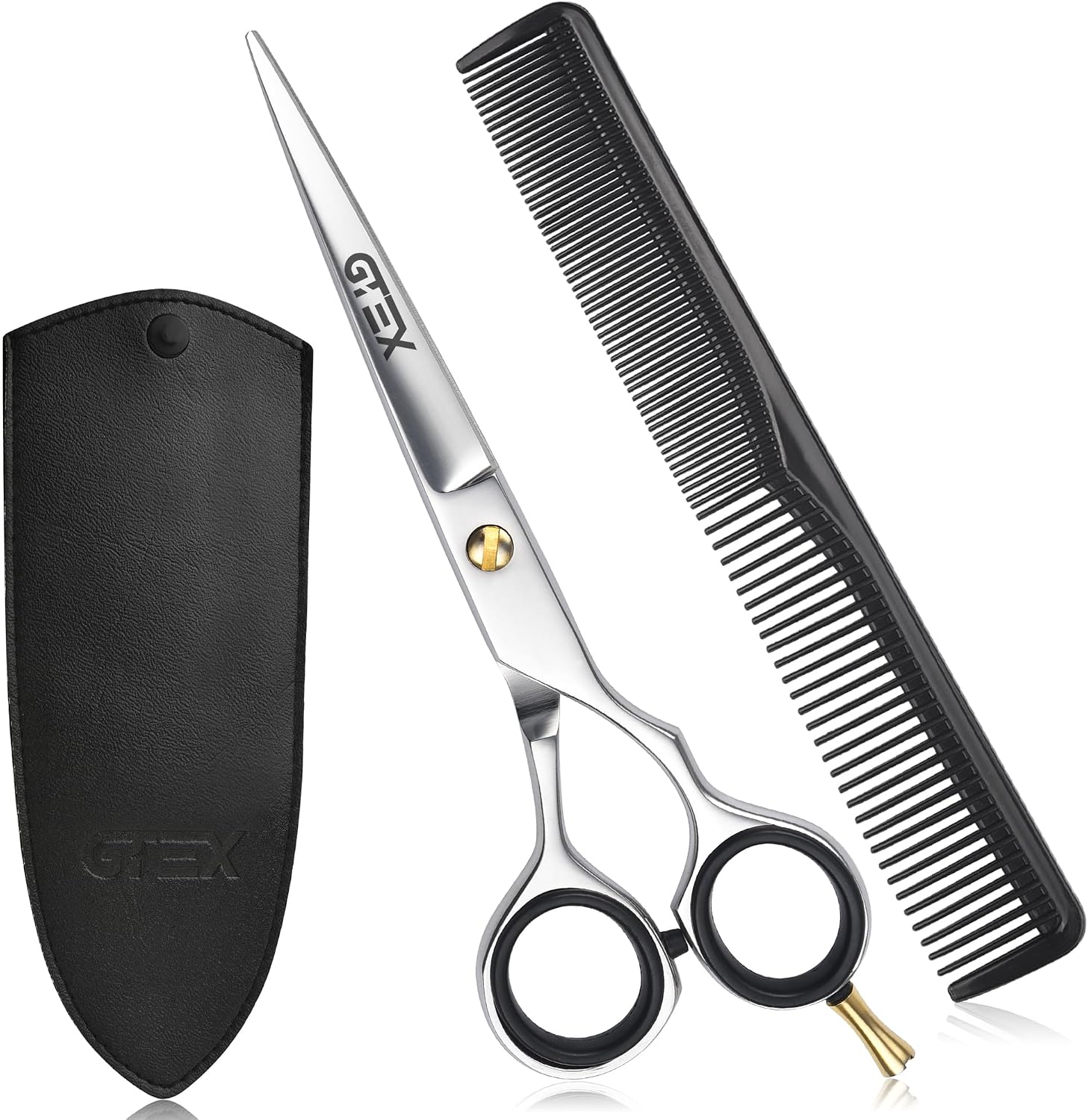 Hair Scissors, 6.5 inch Professional Hair Cutting Scissors for Women Men Adults - Barber Scissors Hair Shears - Super