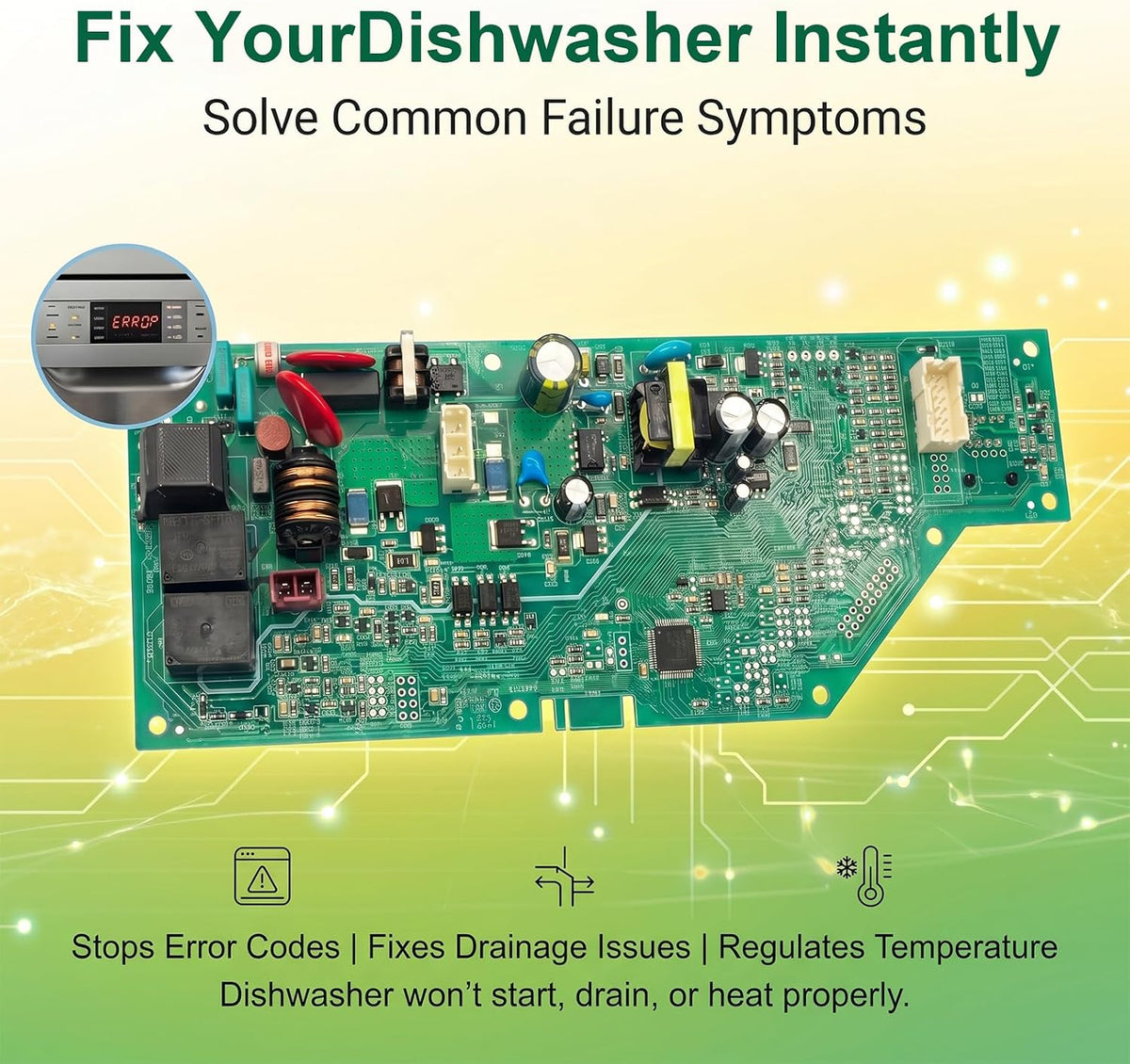 WD21X24901C WD21X24901 Appliances Dishwasher Main Control Board for GE