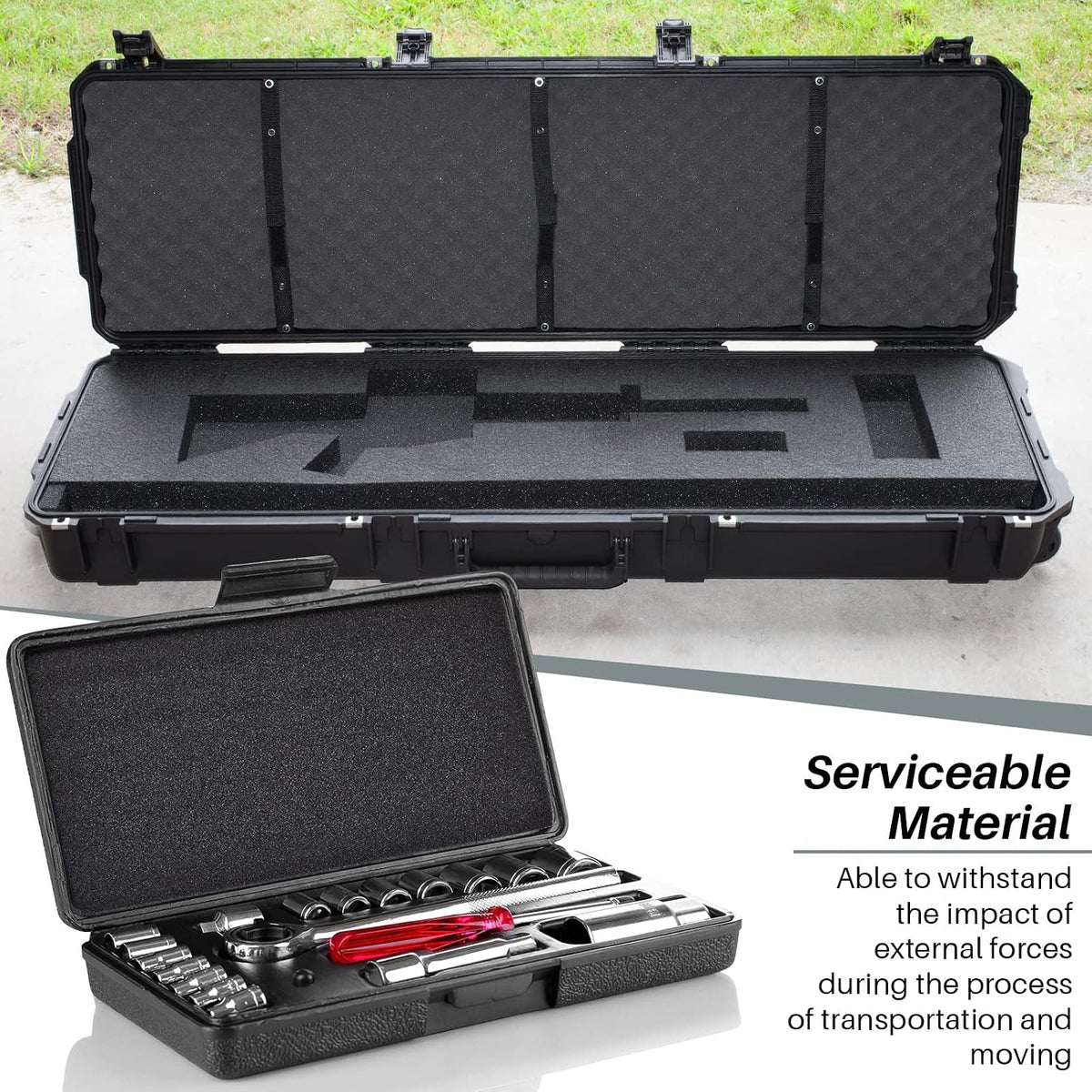 54 X 16 X 2 Inch Polyethylene Foam Sheet for Gun Case
