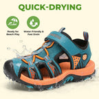 Boys Girls Sandals for Big Kid Closed Toe Water Hiking Sandals