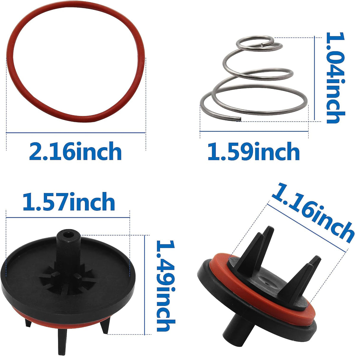 0887704 Backflow Check Repair Kit fit for 800M4 Pressure Vacuum Breaker