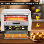 Commercial Toaster 450 PCS/H Conveyor Toaster for Restaurant