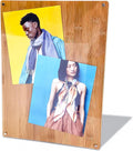 The Display Guys - Bamboo Acrylic Sign Holder w. Display Stand & Hanging Frame (11x14)