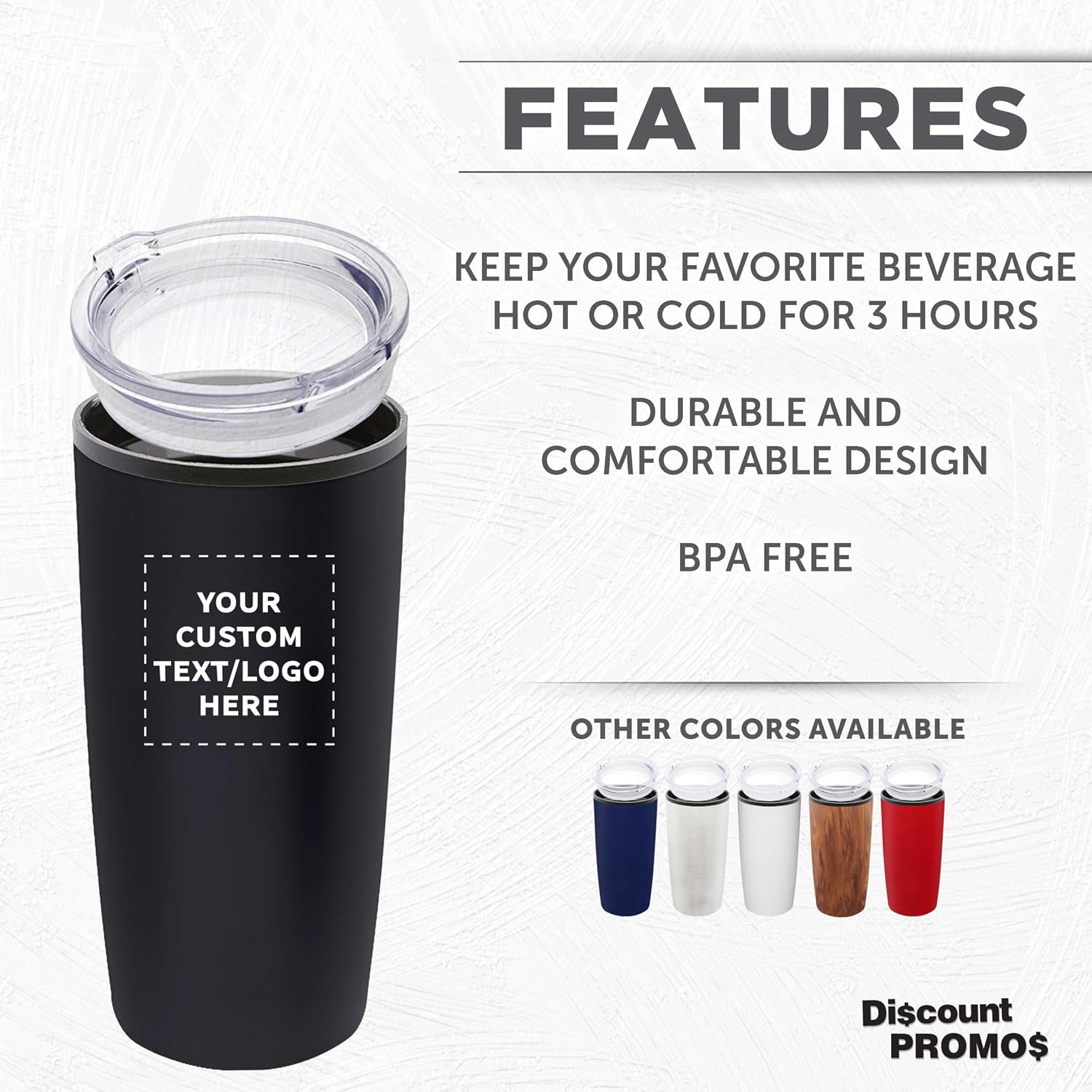 Custom Plastic Tumblers 20 oz Set of 6/12/24 Personalized Bulk Pack with Lids, Ice Coffee Tumbler, To Go Cup