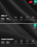Maternity Dress Pants Pregnancy Outfits for Work,Black,M,Regular