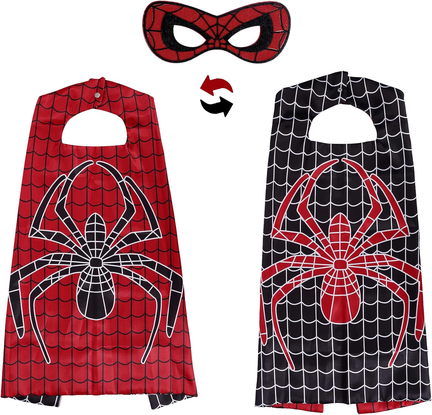 Superhero Capes for Kids,Hero Capes and Masks Fit for 4-12years old boy and girls Dress up and Holiday Costumes.