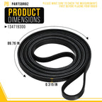 Dryer Drive Belt for Electrolux EFME517SIW0