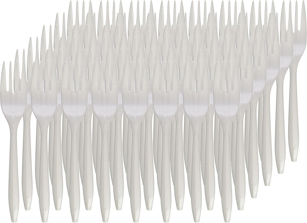 Medium Weight Plastic Forks, 1000 Count