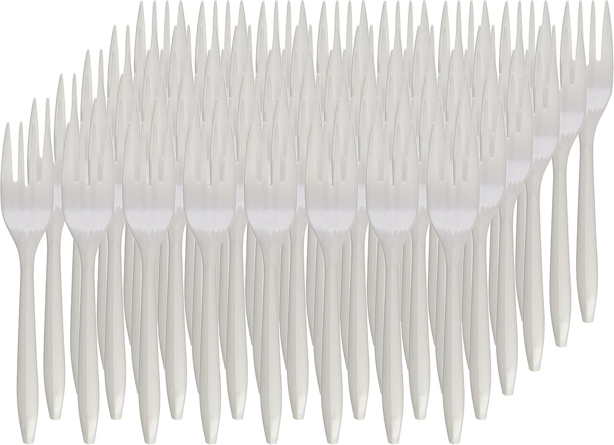 Medium Weight Plastic Forks, 1000 Count