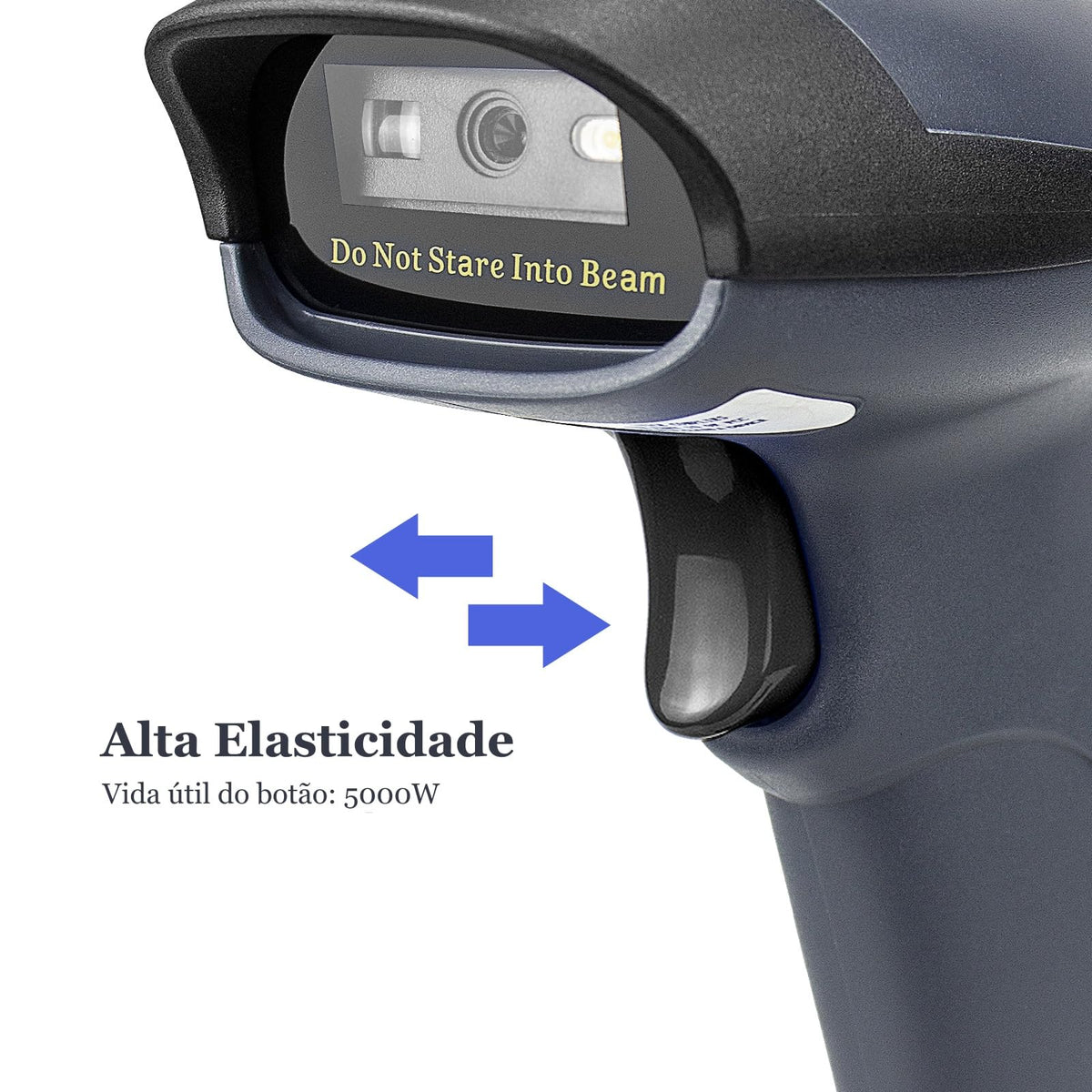 USB Barcode Scanner with Stand, Wired 1D CCD Scanner for POS - M3S