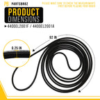 Dryer Drum Belt for LG GDP1329CGW