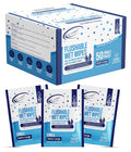 Flushable Wipes Travel Size Individually Wrapped 50 Ct