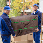Textile Moving Blankets 100% Recycled 54” x 72” Professional Shipping Moving Packing Pads Furniture Pads Storage