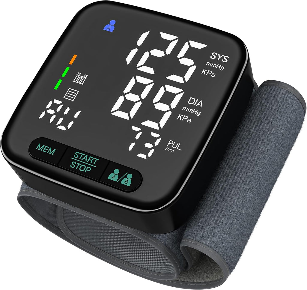 Wrist Blood Pressure Monitor for Home Use – FDA 510(k) Cleared Class II Blood Pressure Machine, Digital BP Cuff