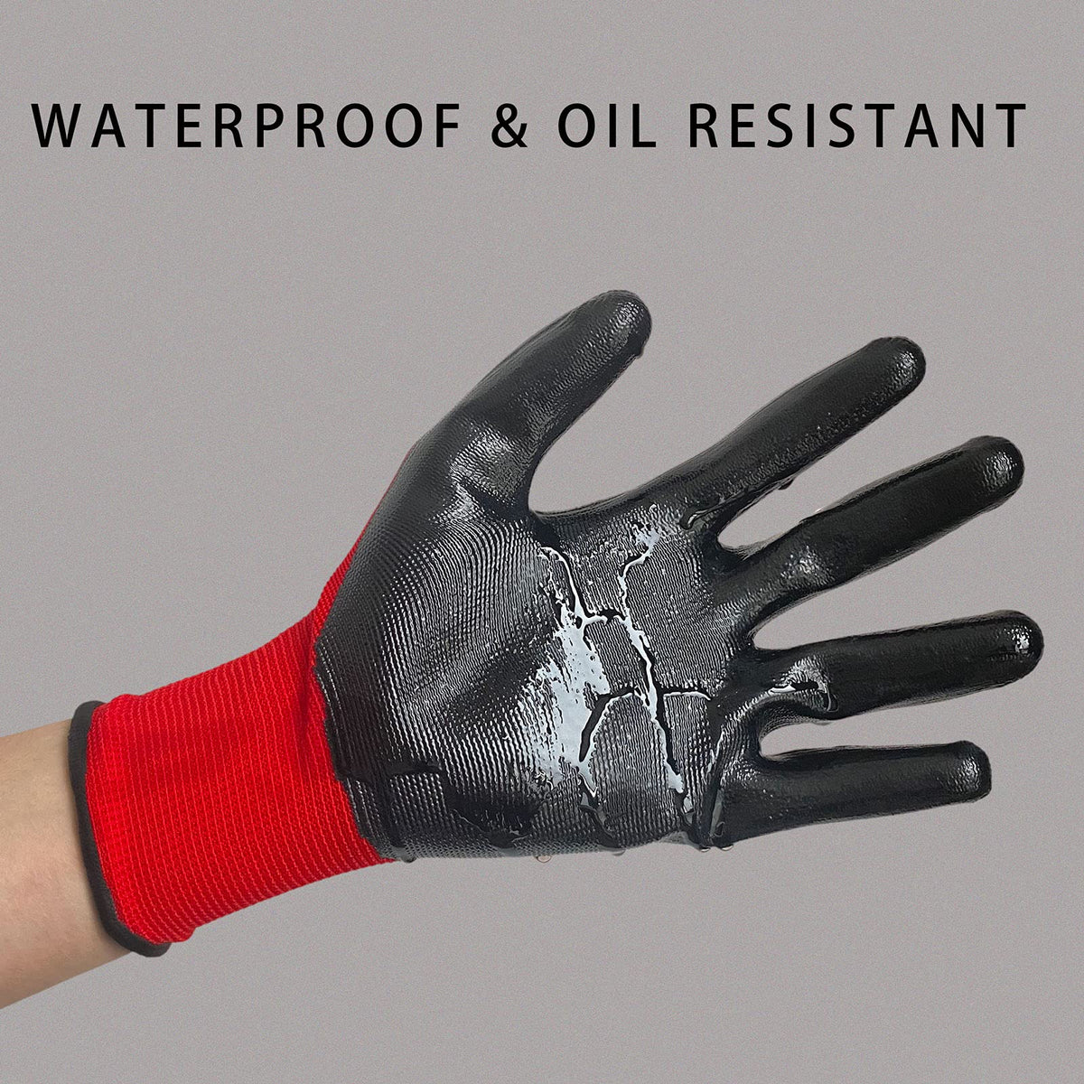 Nitrile Coated Work Gloves for Men & Women