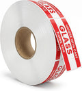 1" X 3" Glass Stickers (1000 Labels, 1 Roll) - Handle with Care Thank You
