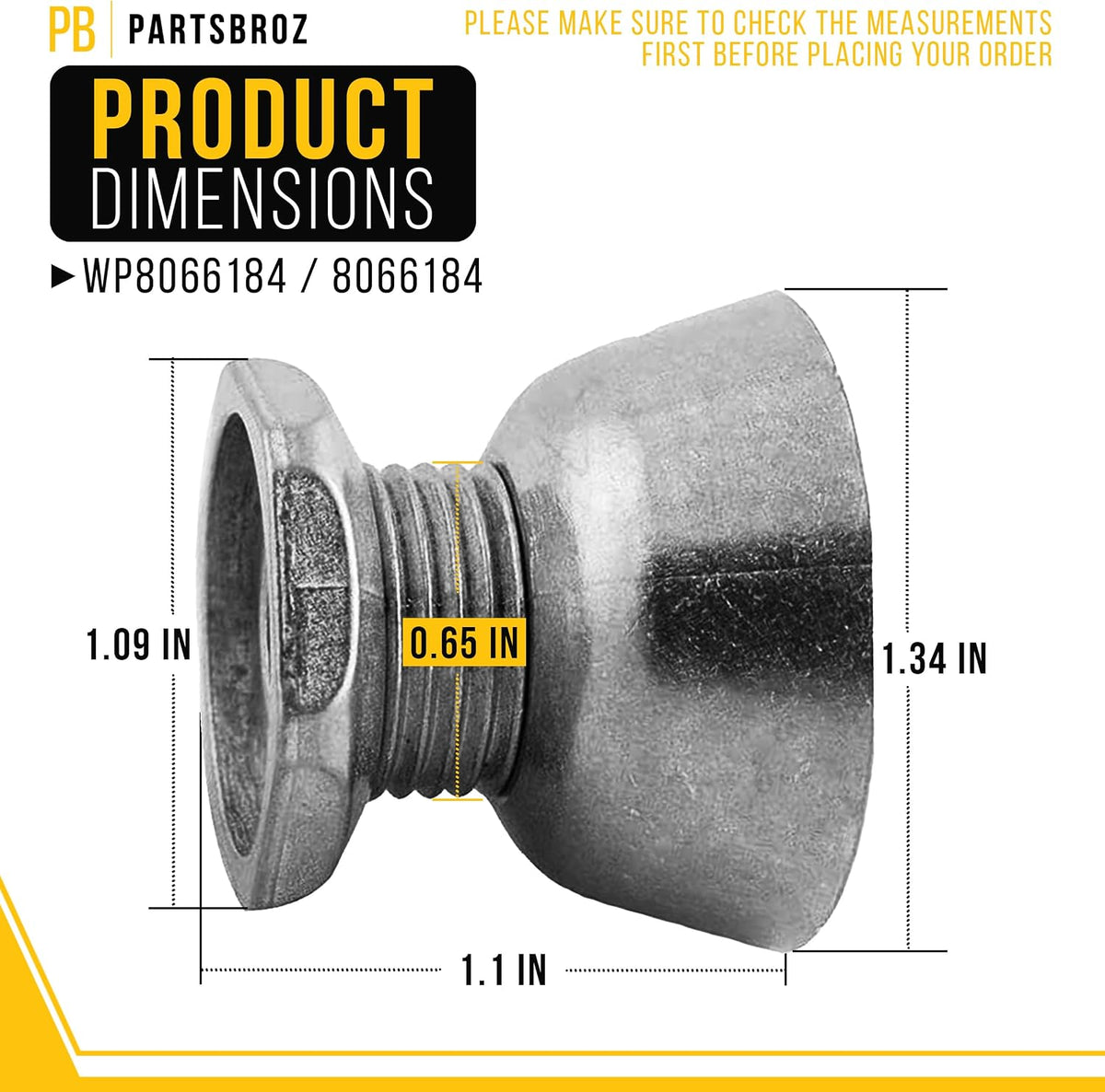 Dryer Motor Pulley for Maytag MED6500MBK0
