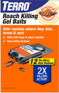 Roach Killer Gel Bait Stations, 12-Pack, Ready-to-Use Cockroach Bait | Kill Roaches Where They Hide, Breed, & Nest