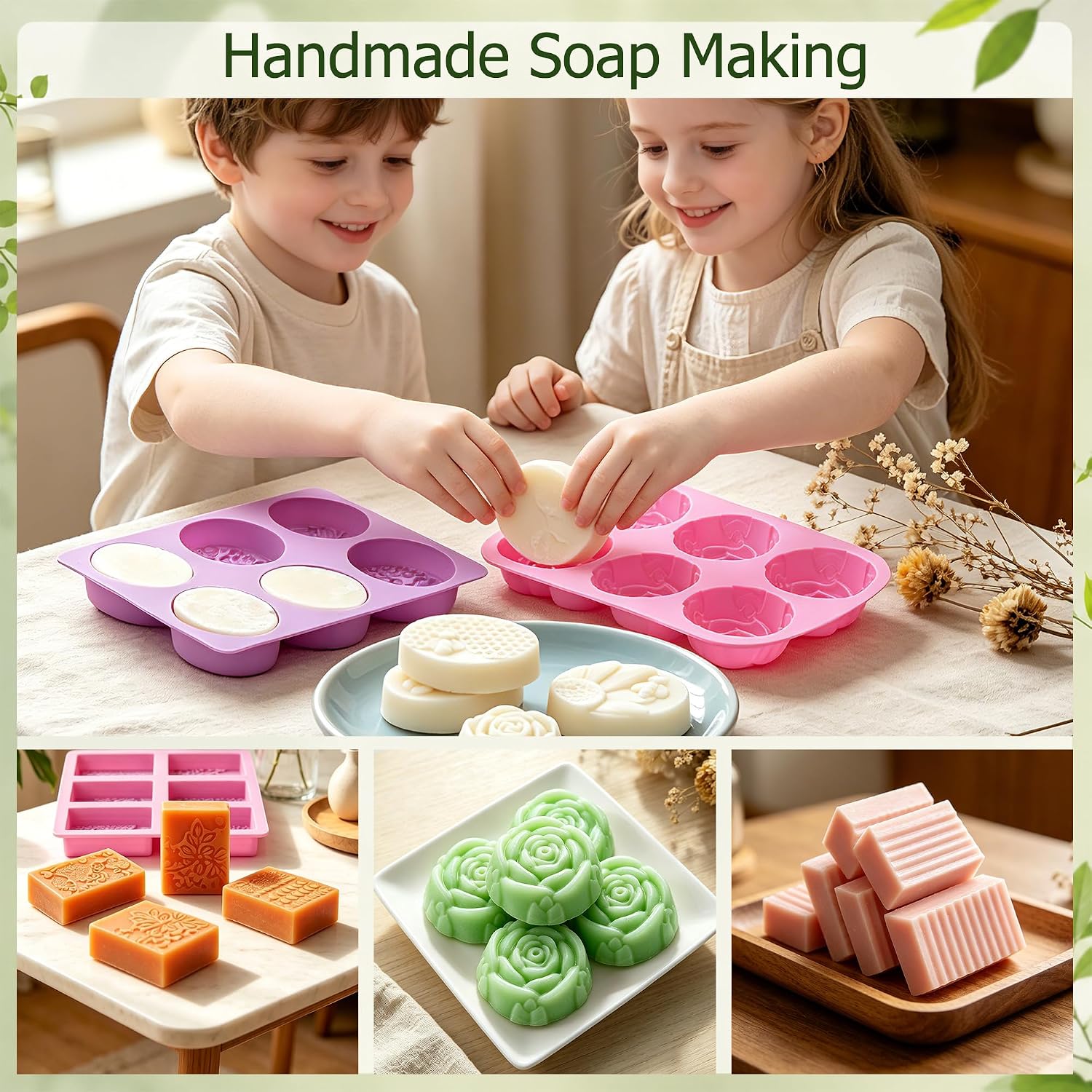 Soap Making Kit for Adults Soap Making Supplies with Melter Pot | 500+PCS Goat Milk Soap Base, Dyes, Essential Oil &
