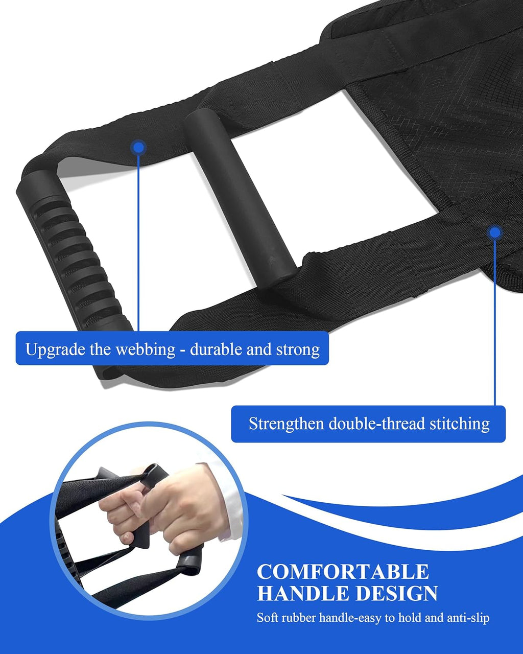 Transfer Sling Lift Assist Gait Belt for Seniors and Disabled