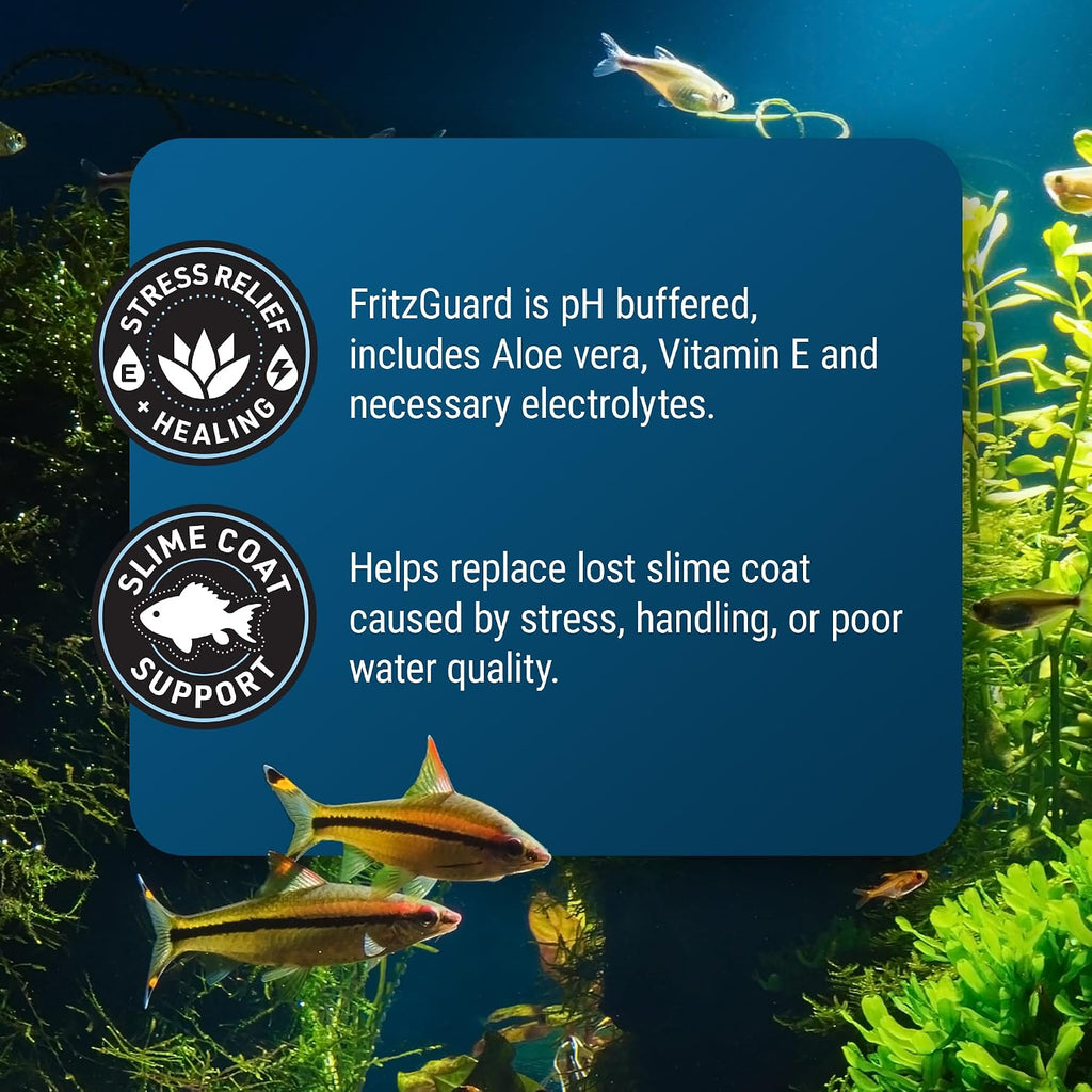 FritzGuard Water Conditioner/Dechlorinator Makes Tap Water Safe for Fresh & Salt Water Aquariums (16-Ounce)