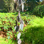 8.5 FT Rain Chain, Rain Chains for Gutters, Metal Rain Chain Downspouts