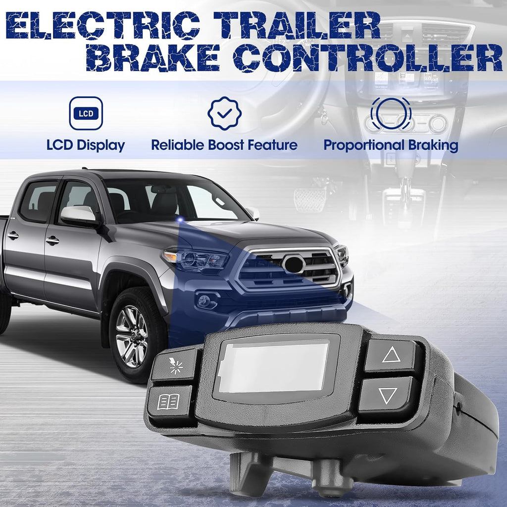 90195 Electric Proportional Trailer Brake Controller with LCD Display