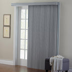 Embossed Vertical Privacy Slat Blinds