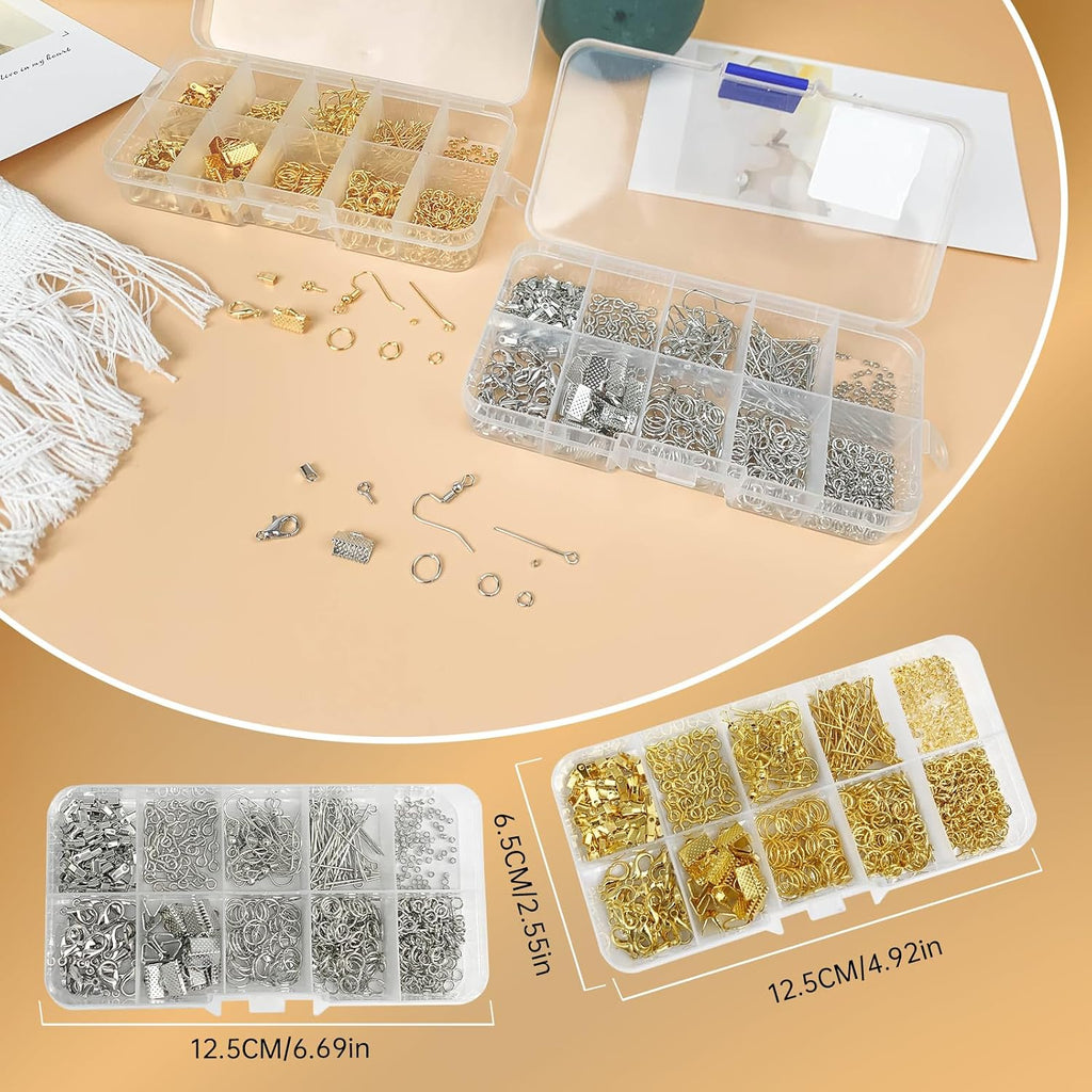 Jewelry Making Supplies Kit, Repair Tools with Accessories | Jewelry Making Kit for Adults and Beginners, Wire