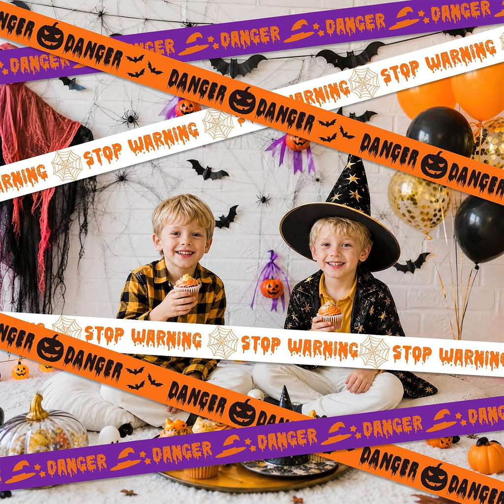 3 Pack Halloween Decorations Caution Tape