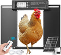 Large Size Automatic Chicken Coop Door Solar Powered - Timer/Light Sensor
