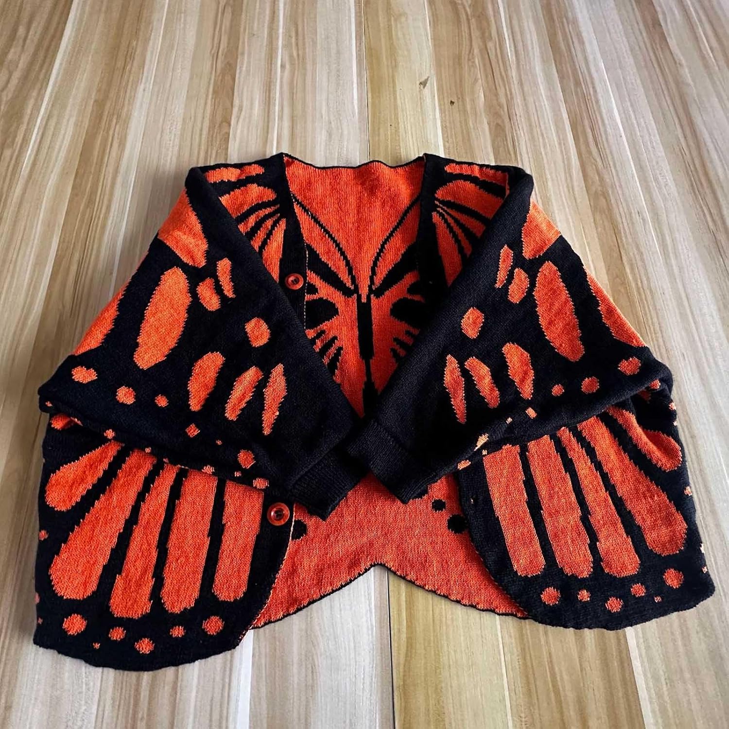 Girls Cardigan Sweater Wrap Monarch Butterfly Comfortable Kid Fall Jackets | Back To School Clothing For Teen