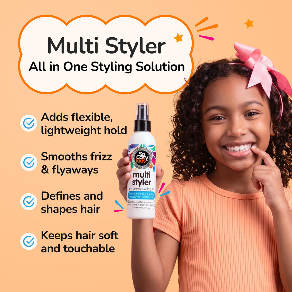 Kids Styling Hair Spray, Multi Styler, All Hair Types, 5.2 Fl Oz