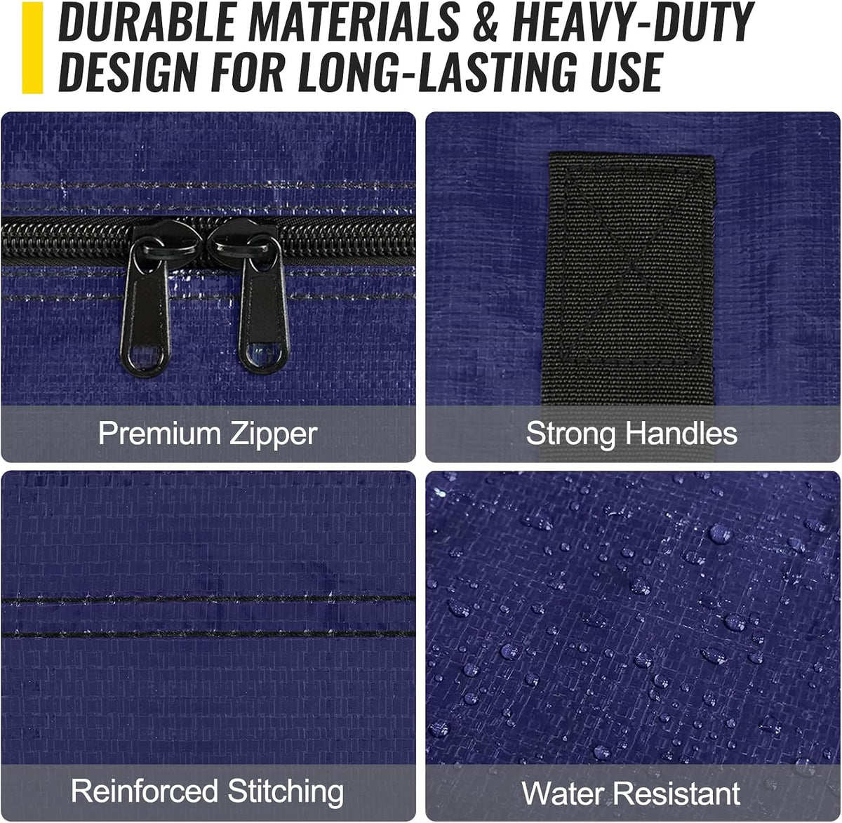 Mattress Bags Water-resistant Cover for Moving & Storage, King