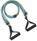 3-in-1 Resistance Band Kit with Comfort-Grip Handles and Interchangeable Strength Bands for High Intensity Training