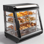 26" Commercial Food Warmer Display Case 1200W