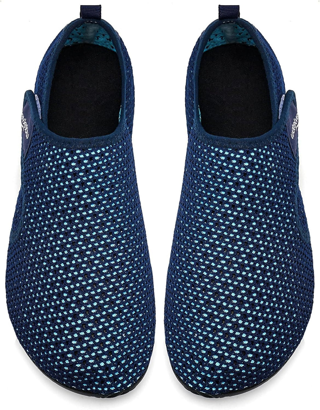 Water Shoes for Women Men Swim Beach Aqua Socks Quick Dry Barefoot House Slippers Travel Shoes with Adjustable Magic
