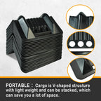 ENJ 20 Pcs Flatbed Edge Protector for Cargo Load,Corner Tie Down Protector