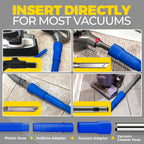 Holikme Dryer Vent Cleaner Kit 2Pack - Lint Vacuum Attachment & Brush