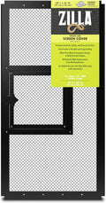 Pet Reptile Terrarium Fresh Air Screen Cover with Hinged Door 20" x 10" | Reptile tank accessories with locking door