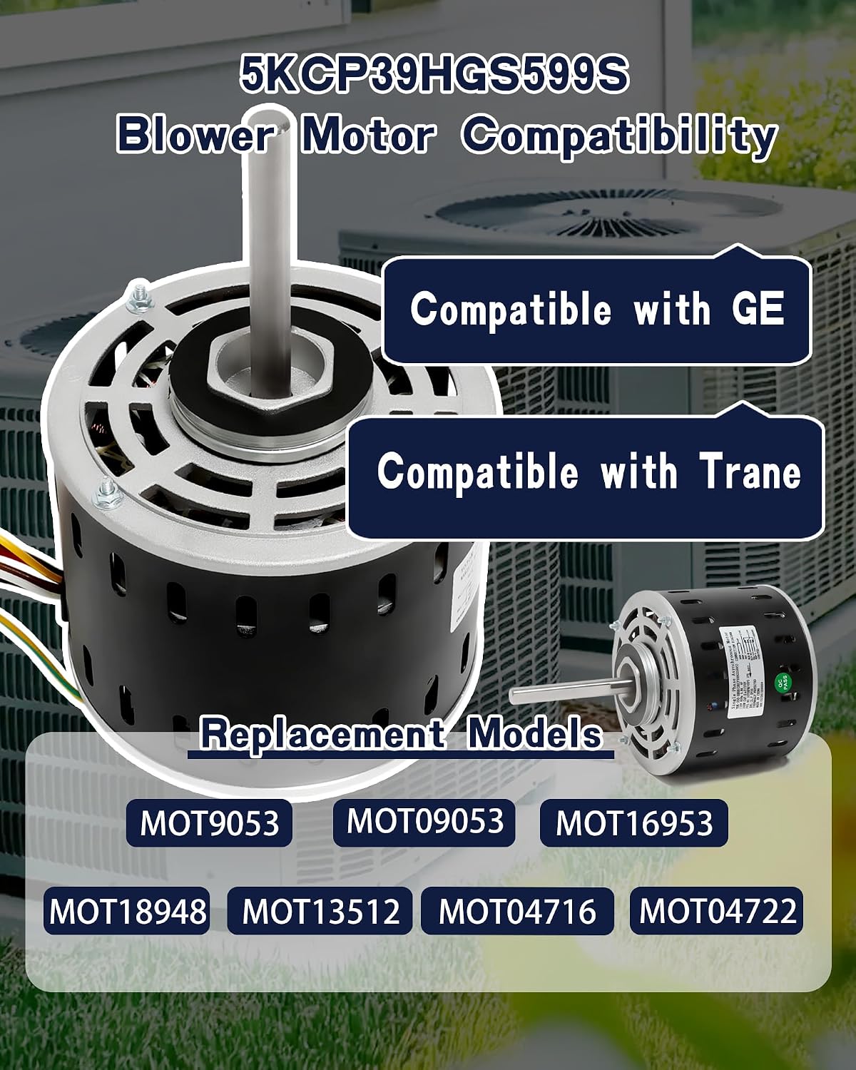 5KCP39HGS599S Blower Motor, 5KCP39HGS599S Replacement, MOT9053 Blower Motor