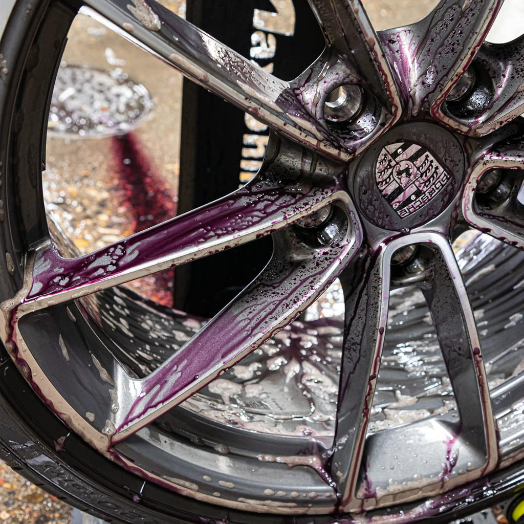 Iron Redefined Paint Cleaner and Fallout Remover Color-Change Formula | pH neutral iron remover turns purple on