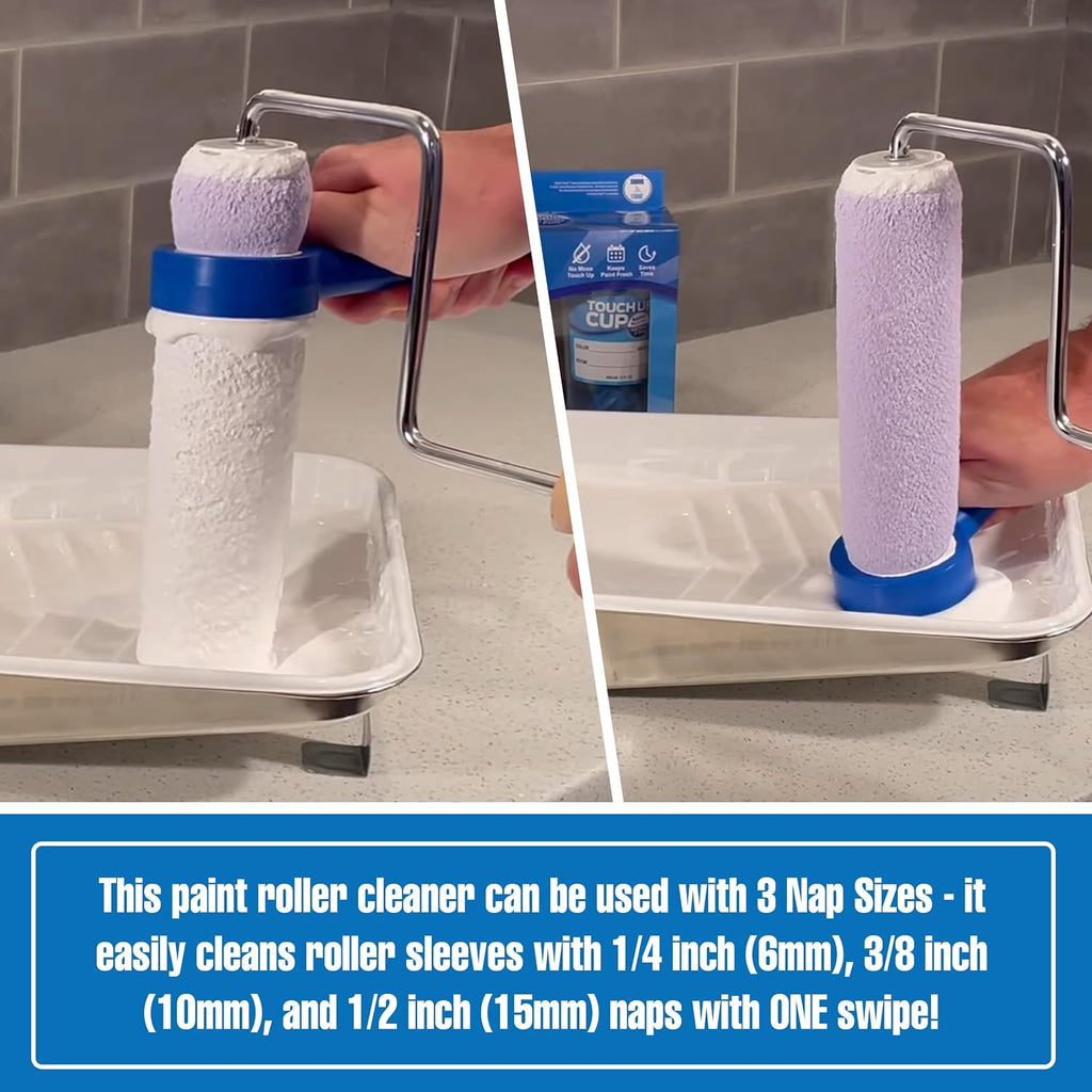 Roller Saver Paint Roller Cleaner Tool, House Painting Supplies, Paint Remover Scraper, As Seen On Shark Tank